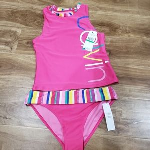 Calvin Klein 2-pc. Swimsuit for girls size L 12-14